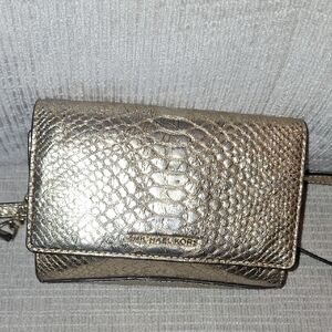 Michael Kors Metallic Gold Crossbody Bag